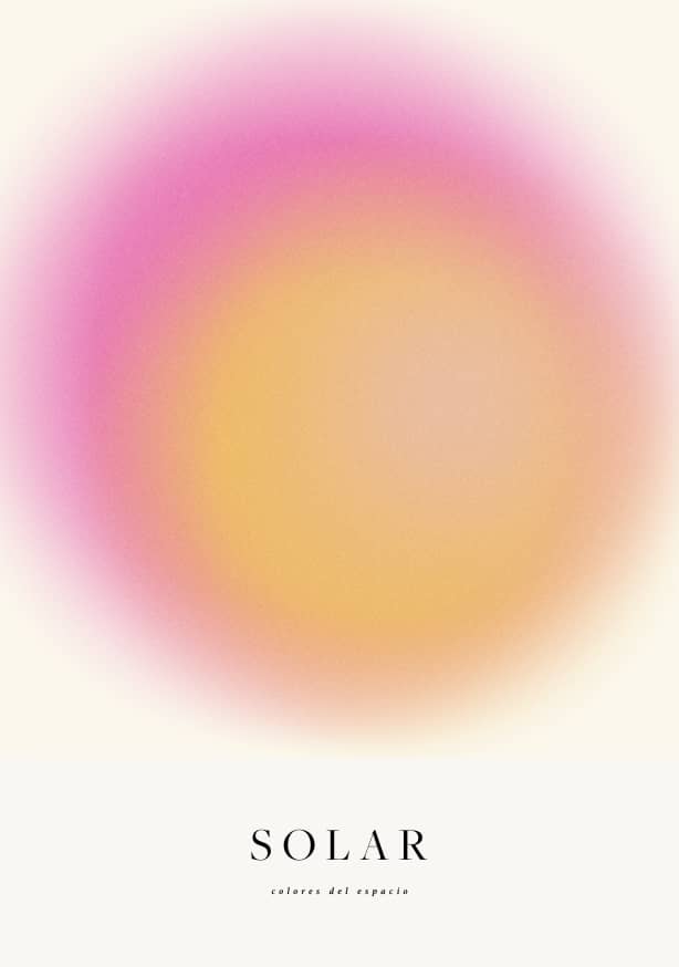 Quadro Solar Colores del Espacio - Obrah | Quadros e Posters para Transformar a Parede