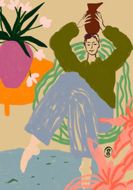 Quadro Woman with Vessel