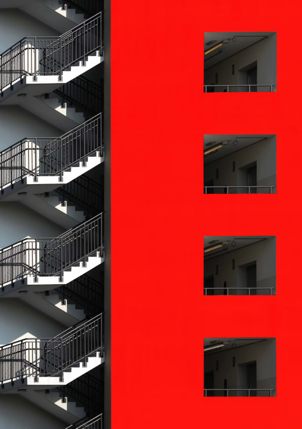 Quadro Staircase By Hans Wolfgang Hawerkamp - Obrah | Quadros e Posters para Transformar a Parede