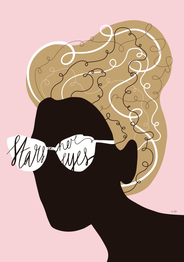 Quadro Stars in Her Eyes - Obrah | Quadros e Posters para Transformar a Parede
