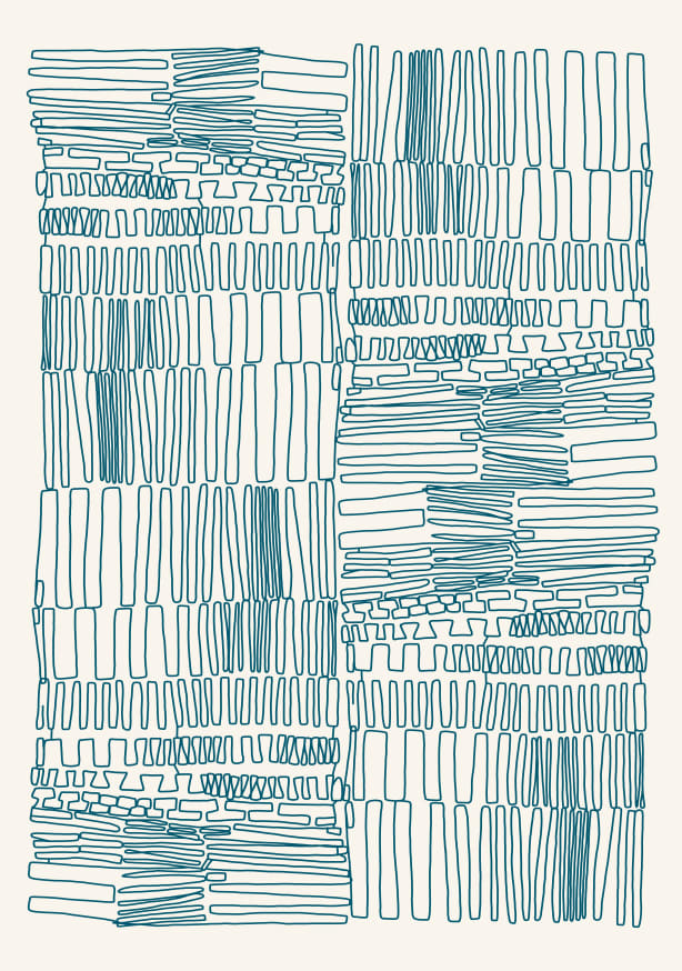 Quadro Wire Teal