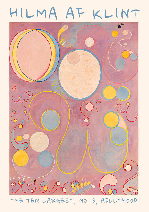 Quadro The Ten Largest II By Hilma Af Klint - Obrah | Quadros e Posters para Transformar a Parede