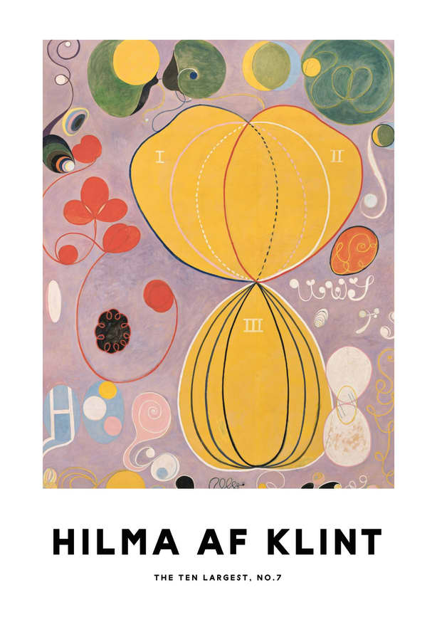 Quadro The Ten Largest no. 7 by Hilma Af Klint - Obrah | Quadros e Posters para Transformar a Parede