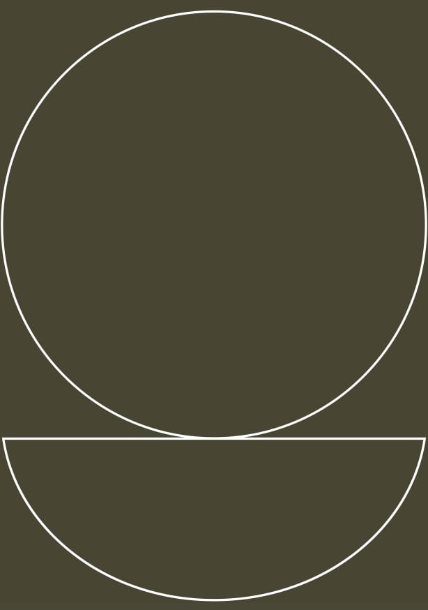 Quadro Thin Lines on Deep Olive Green - Obrah | Quadros e Posters para Transformar a Parede