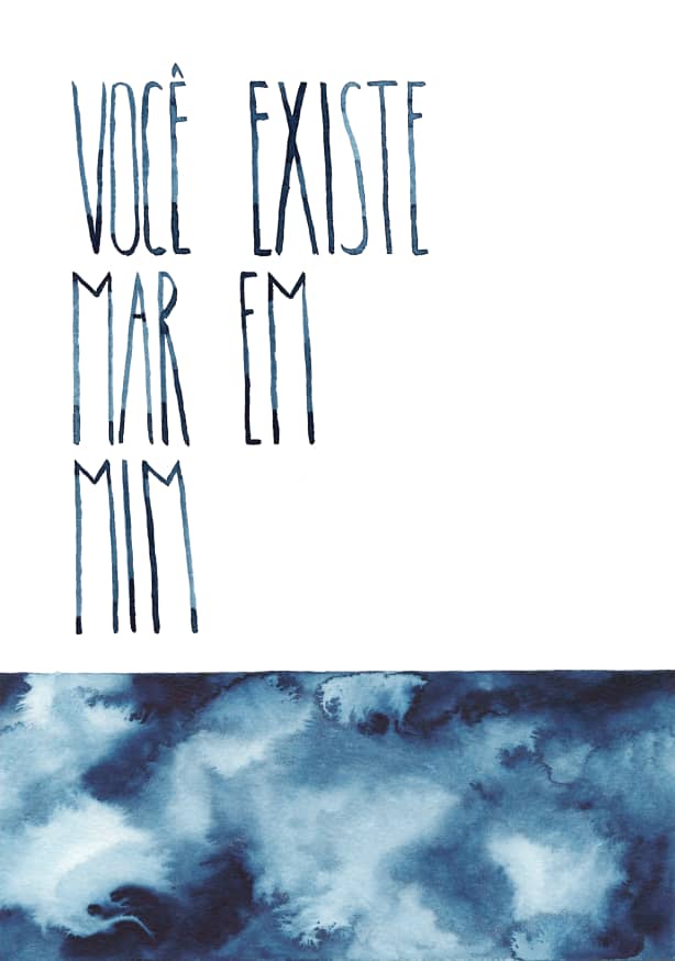 Quadro Você Existe Mar - Obrah | Quadros e Posters para Transformar a Parede