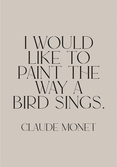 Quadro Way a Bird Sings - Obrah | Quadros e Posters para Transformar a Parede