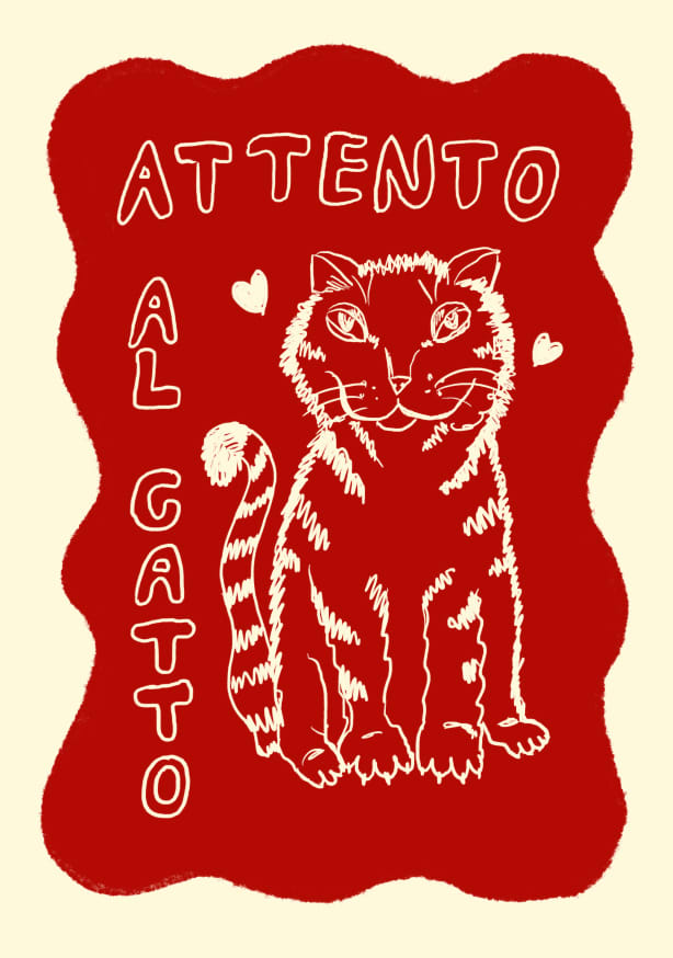 Quadro Katze Up