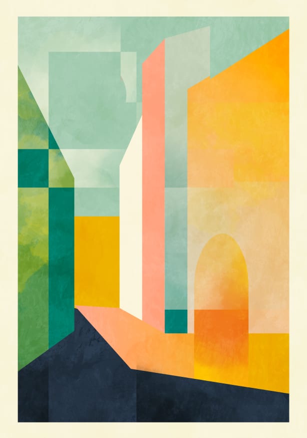 Quadro Spaces 3 Town by Ana Rut Bre