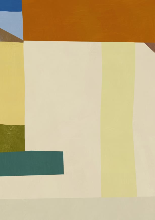 Quadro Muted Geometric Forms