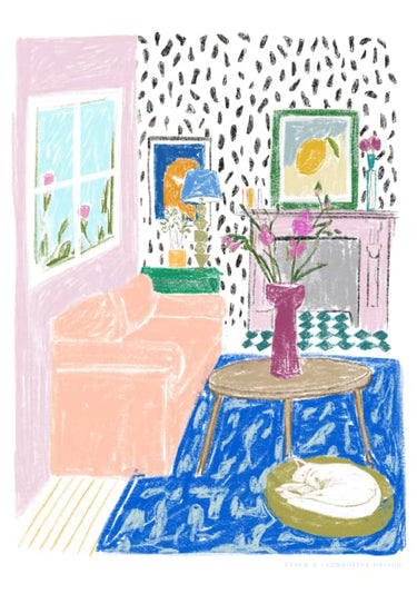 Quadro Pandc Interior by Jenny Liz Rome