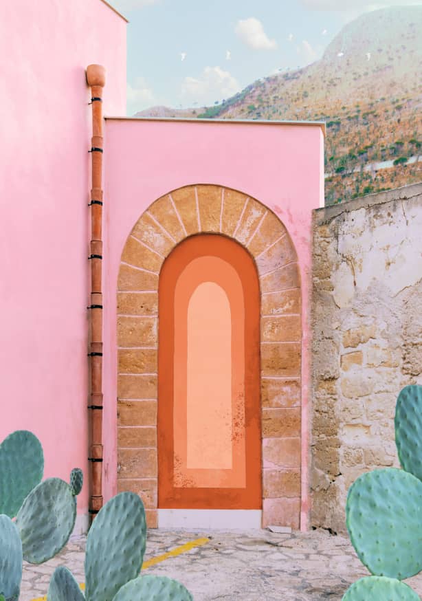 Quadro Sicilian Arch By Gabor Estefan