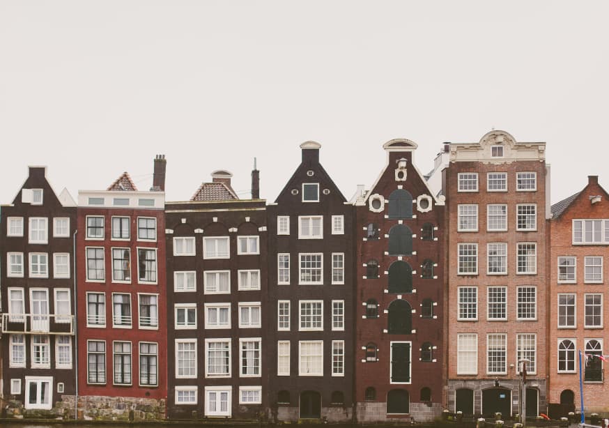 Quadro Sloping houses of Amsterdam