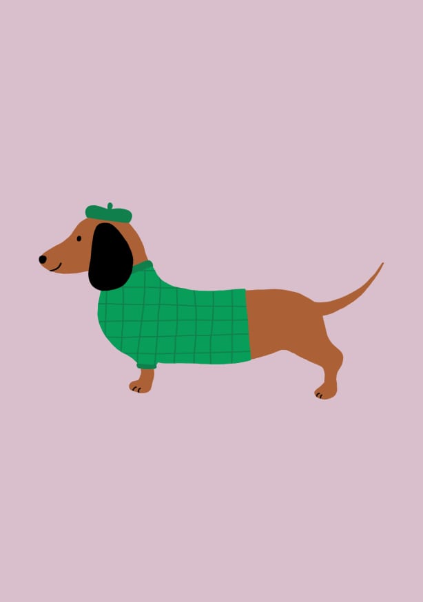 Quadro Dachshund
