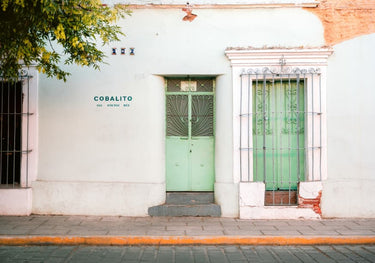 Quadro Oaxacan Street Colorful Pastel Mexico Photography By Raisa Zwart