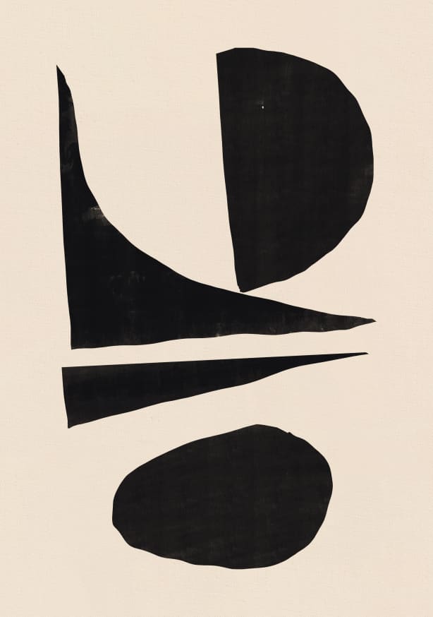 Quadro Decorative Geometric Shapes
