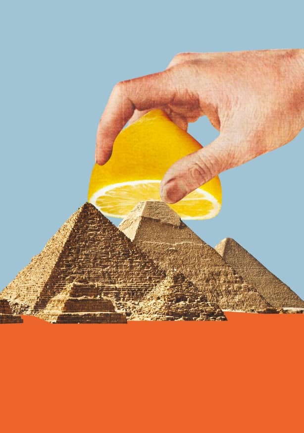 Quadro Pyramides Of Lemonade