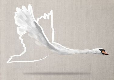 Quadro Winged One Canvas By Gabriella Roberg