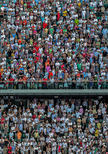 Quadro The crowd by Rodrigo Marin