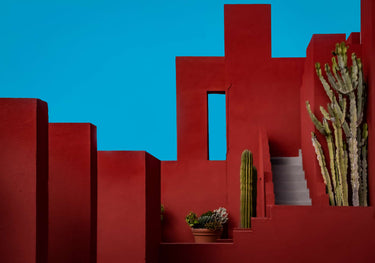 Quadro Muralla Roja #15 by LInda Wride
