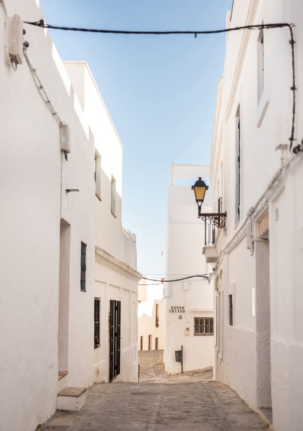 Quadro The White town of Vejer de La Frontera by Raisa Zwart