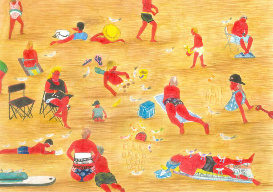 Quadro Sandcastles by Zhigang Zhang