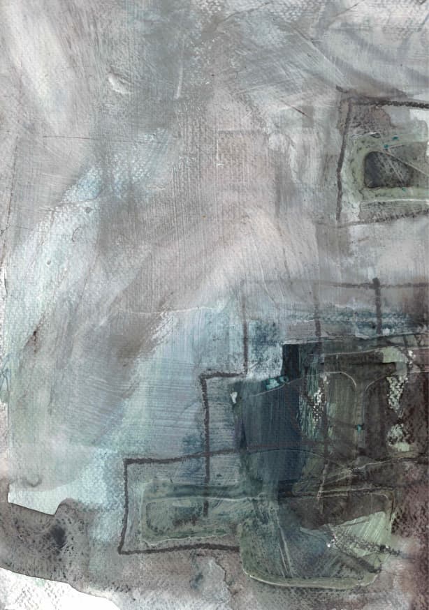 Quadro We Create The Walls 3 by Deb Chaney