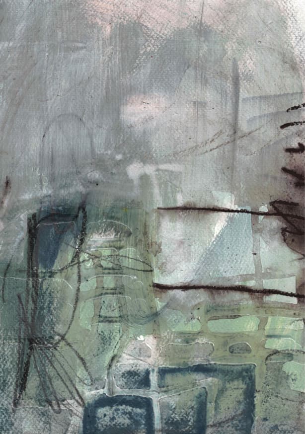 Quadro We Create The Walls 1 by Deb Chaney