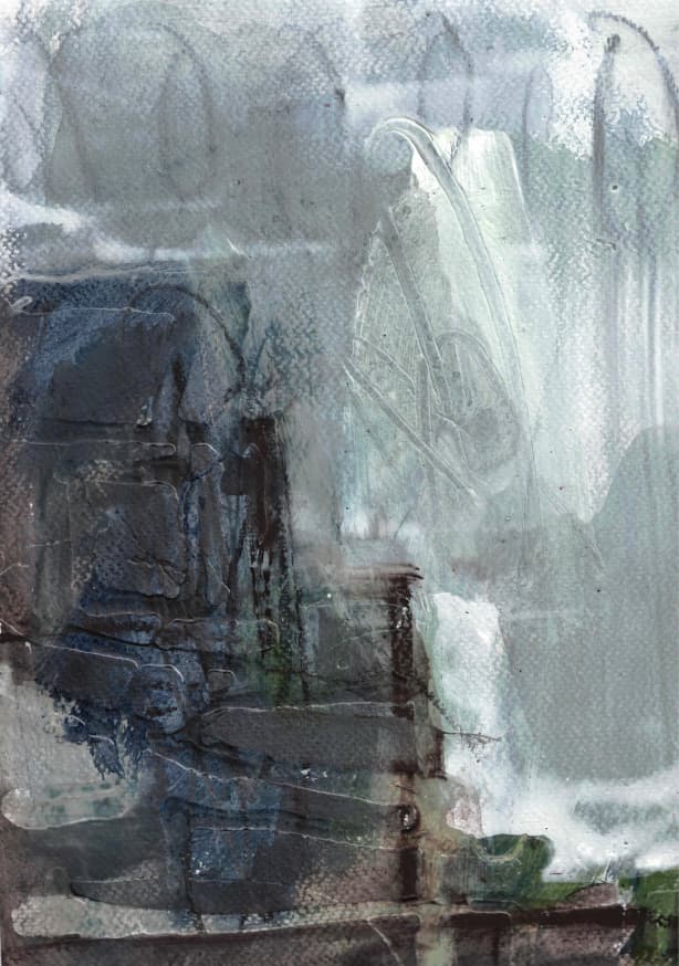 Quadro We Create The Walls 2 by Deb Chaney