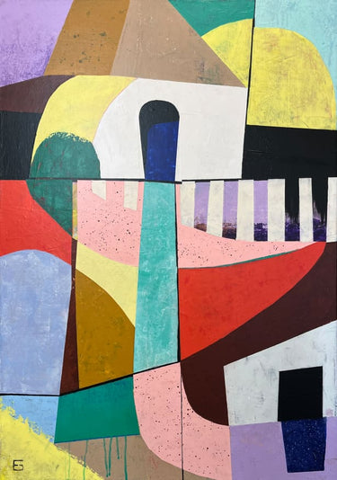 Quadro The Village Zonder Lijst By Ellen Greup