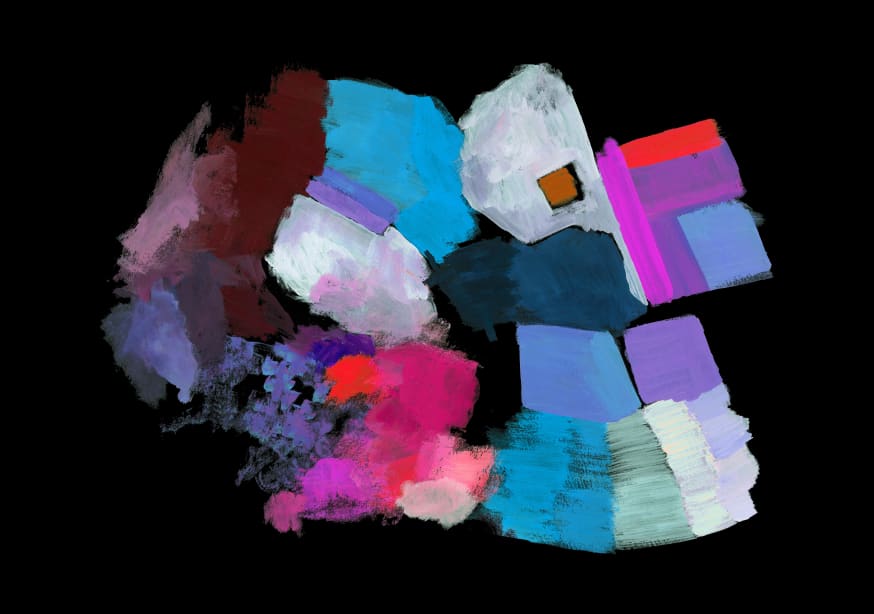 Quadro Color Study by Katy Tanis