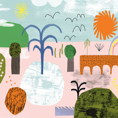 Quadro Whimsical Landscape by Agata Krolak