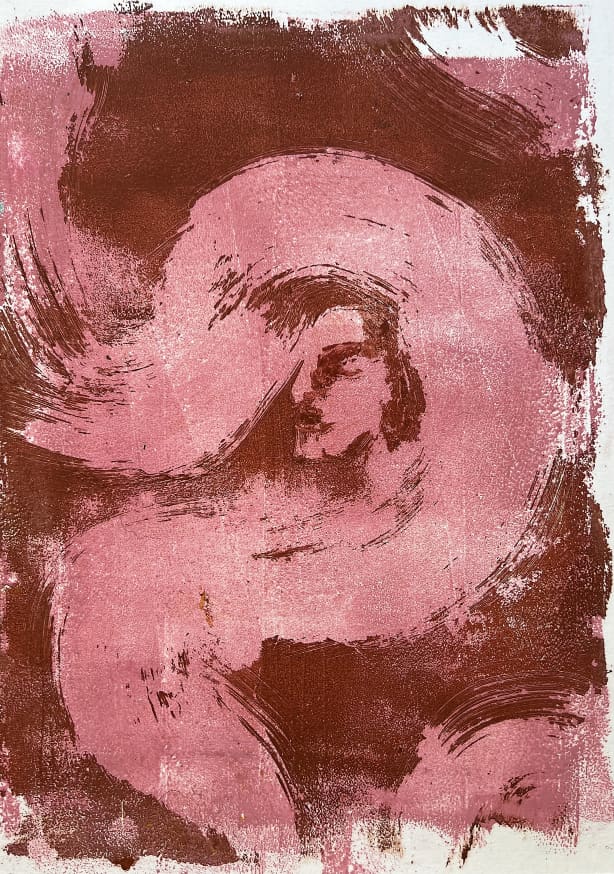 Quadro Abstract Figure II by Christina Misuro