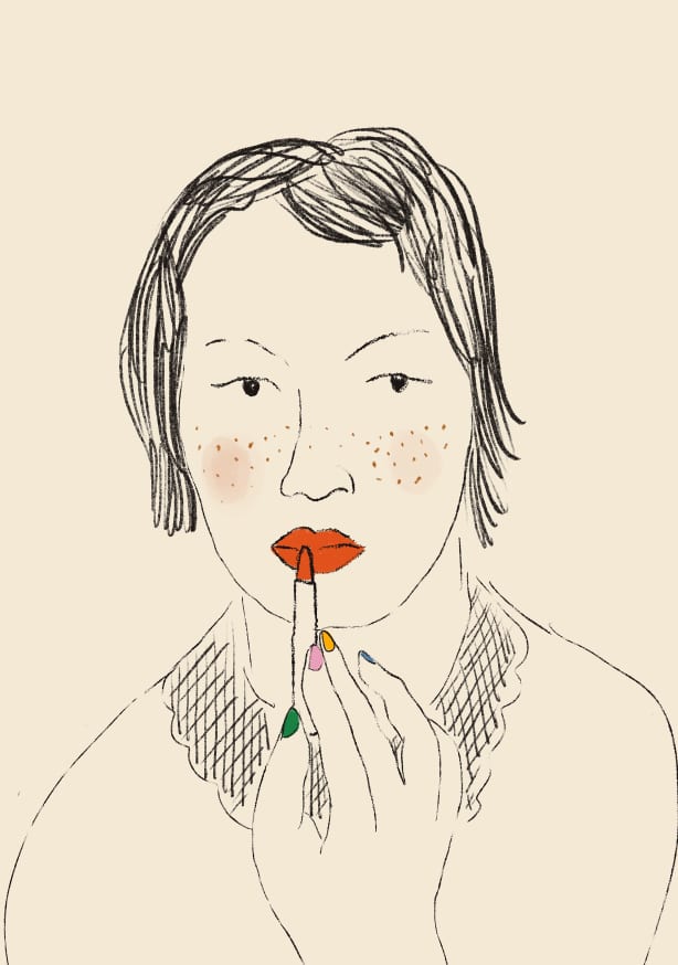 Quadro A Bold Lip By Anna Mielniczuk