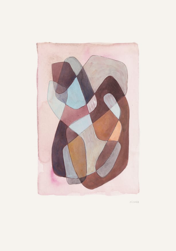 Quadro Abstract Composition N.13 By Catalina Somolinos