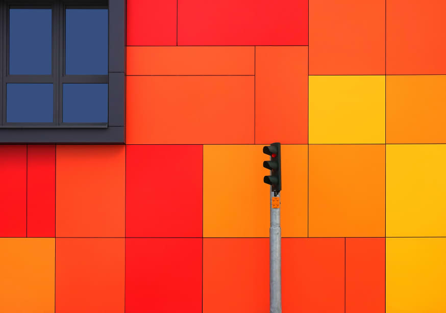 Quadro Red Traffic Light