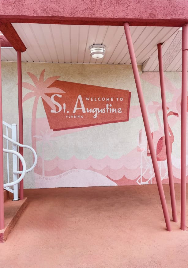 Quadro Welcome To Saint Augustine