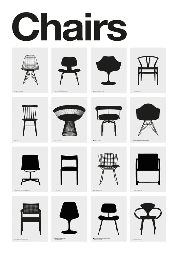 Quadro Iconic Chair Collection