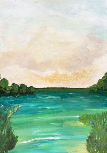 Quadro Golden Sky Lagoon