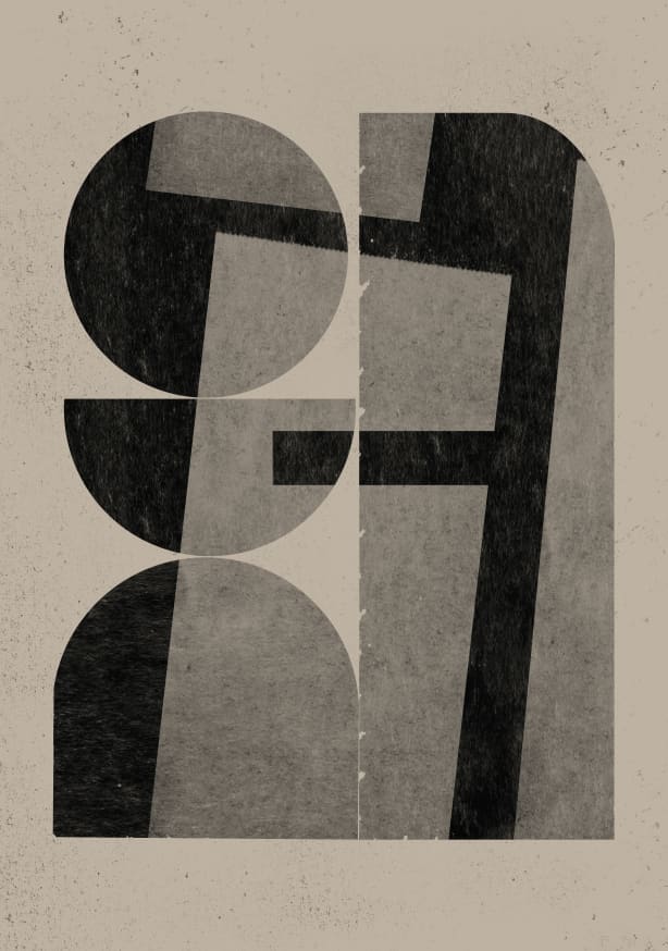 Quadro Geometric Harmony I