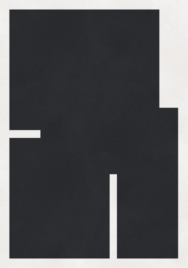 Quadro Black And White Geometry 4
