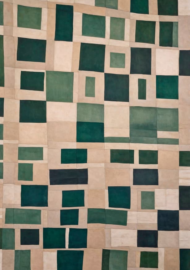 Quadro Emerald Mosaic