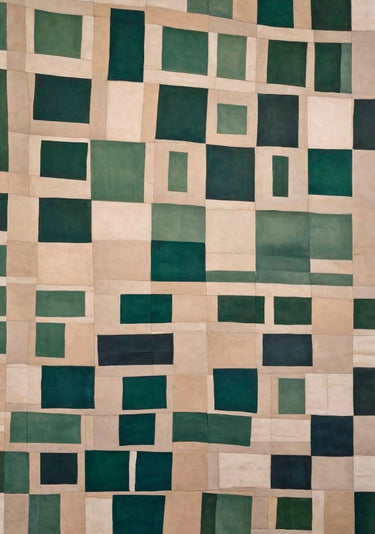Quadro Emerald Mosaic by The Miuus Studio