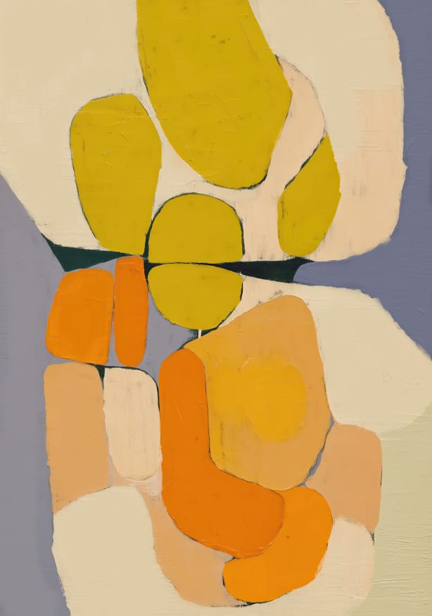 Quadro Mid Century Organic Shapes II