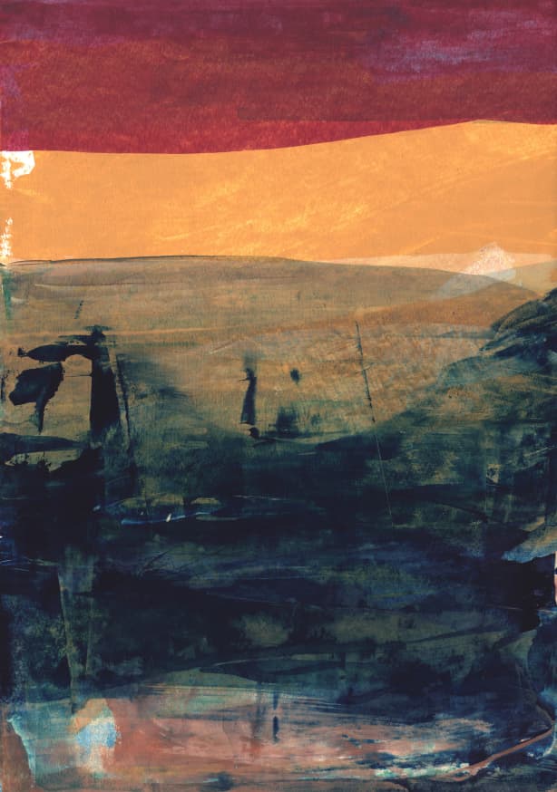 Quadro Blend of Earthy Tones and Vibrant Teal