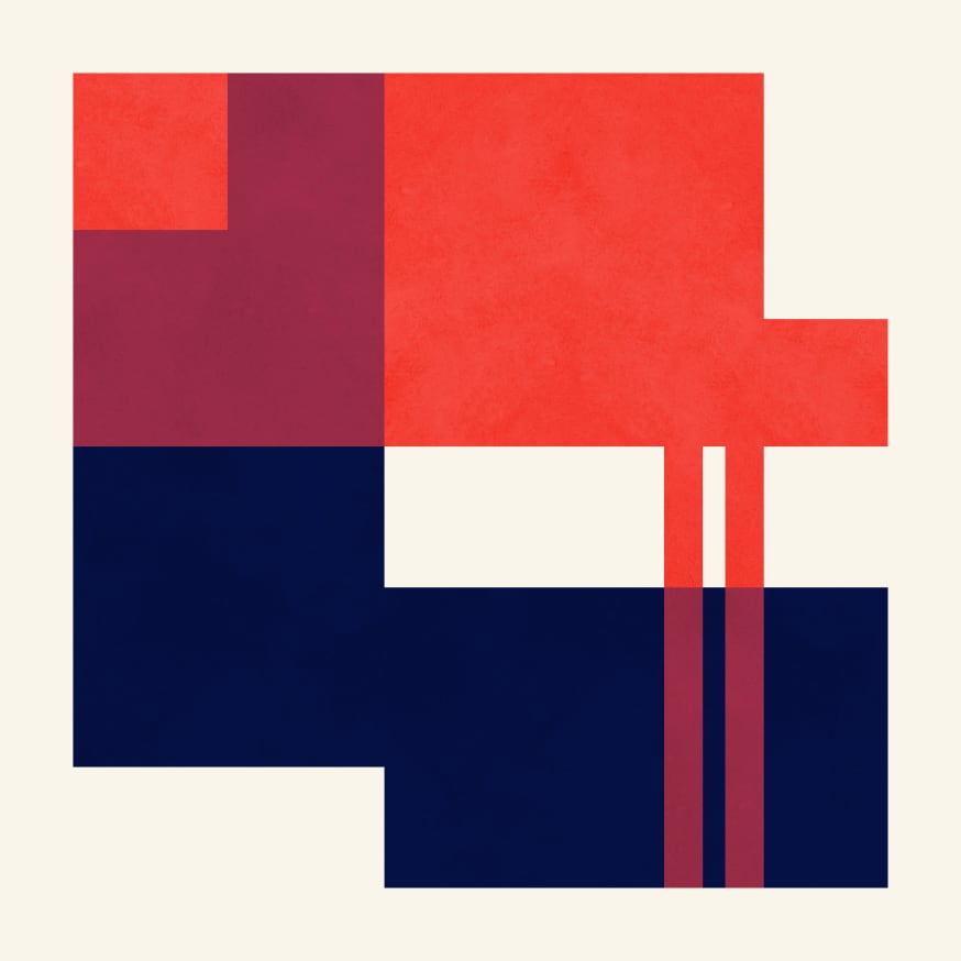 Quadro Colorful Layers 5 by Vitor Costa