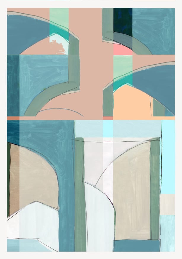 Quadro Abstract Arches 1