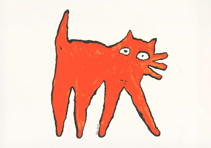 Quadro Orange Cat (1)