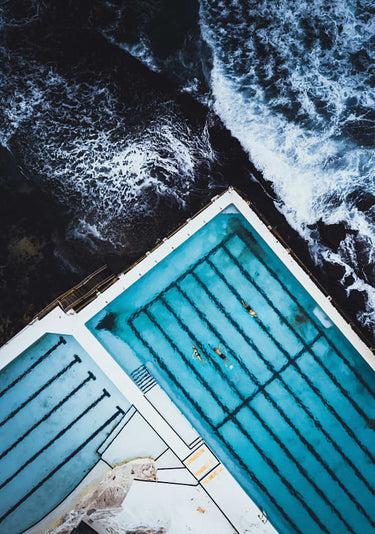 Quadro Most Famous Ocean Pool in Australia By Asad Sarfraz