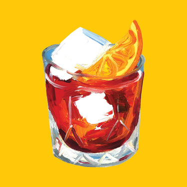 Quadro Negroni On Sunshine By Alice Straker