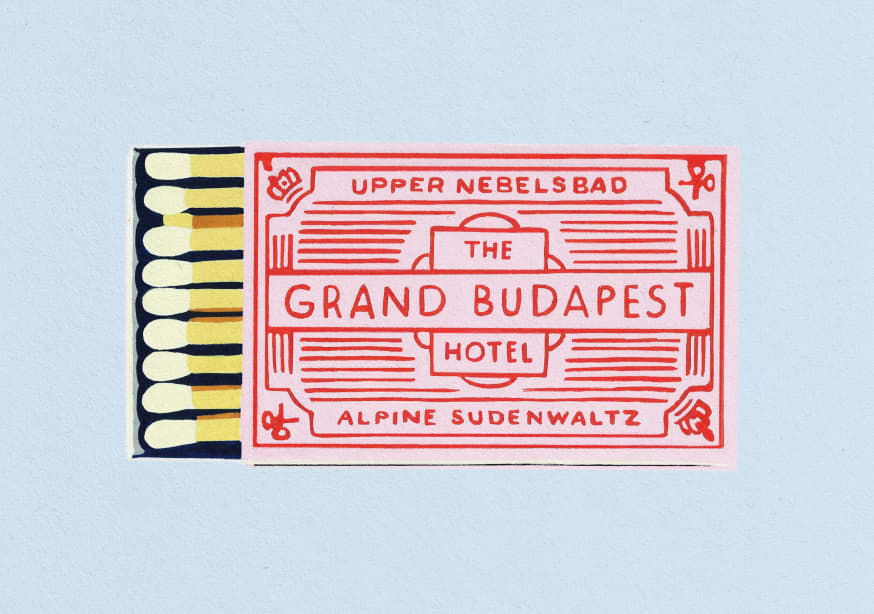 Quadro The Grand Budapest Hotel Poster By Studio Mandariini